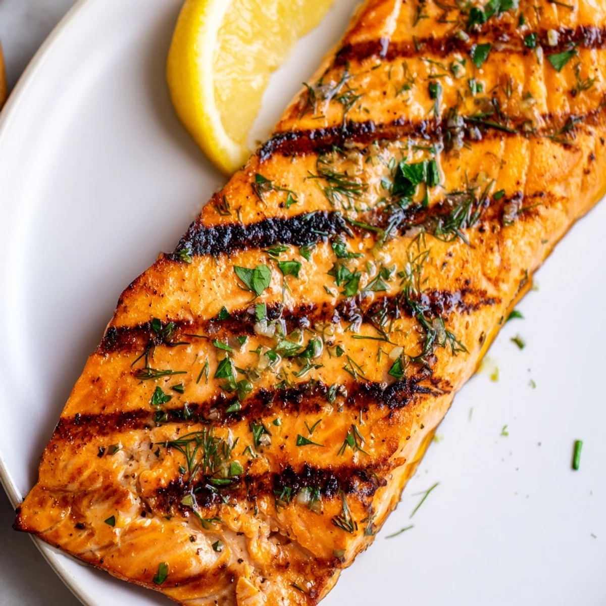 Lemon Herb Grilled Salmon