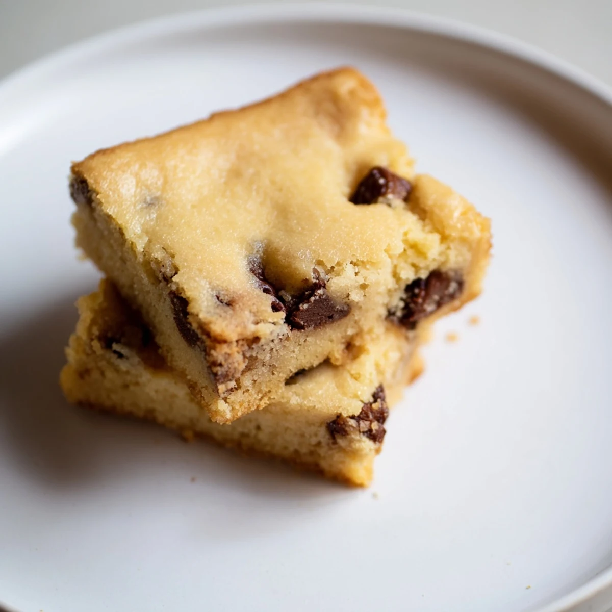 Warm, inviting image of a freshly baked, square-cut Homemade Baked Treat, ready to serve.