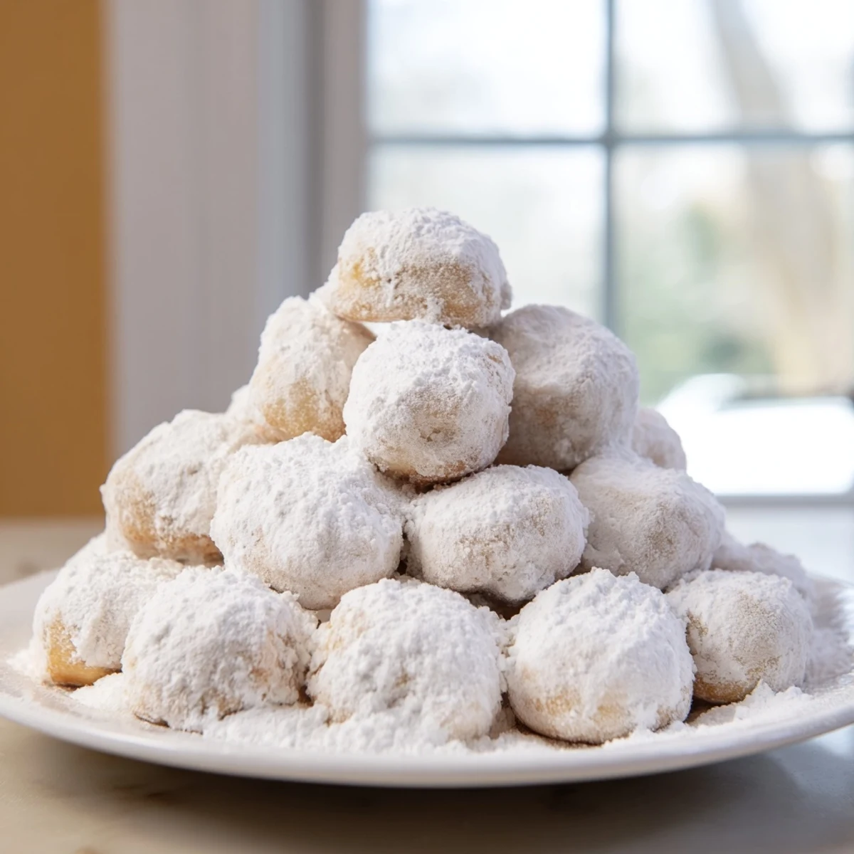 Powdered Donut Holes Mountain