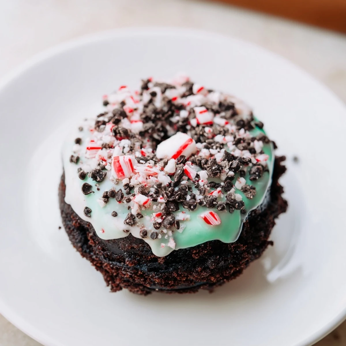 Peppermint Mocha Donuts