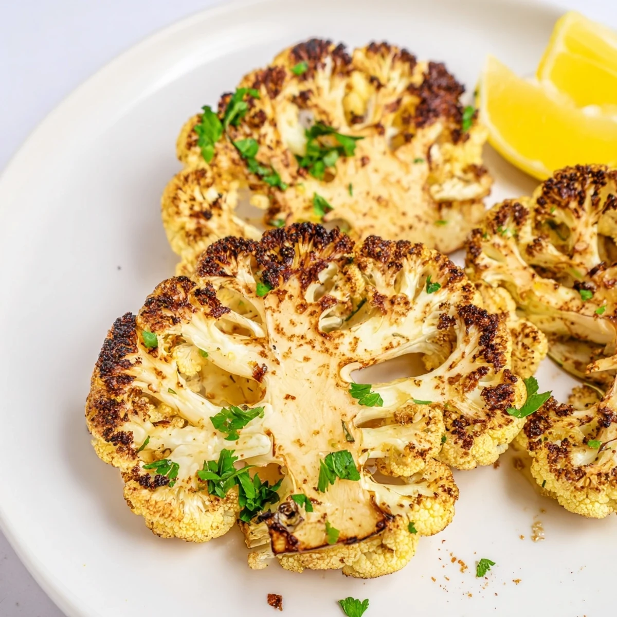Cauliflower Steaks with Spices