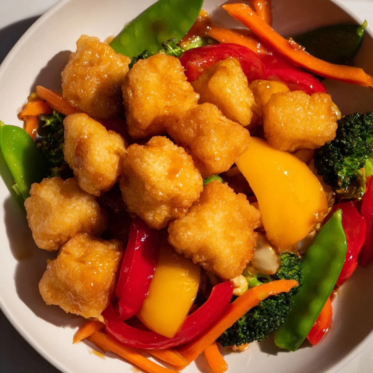 Vibrant Crispy Tofu Stir Fry