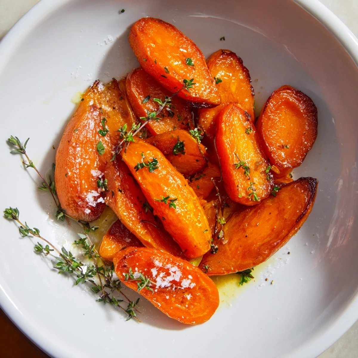 Golden, caramelized roasted carrots, tender and beautifully seasoned for a flavorful side.
