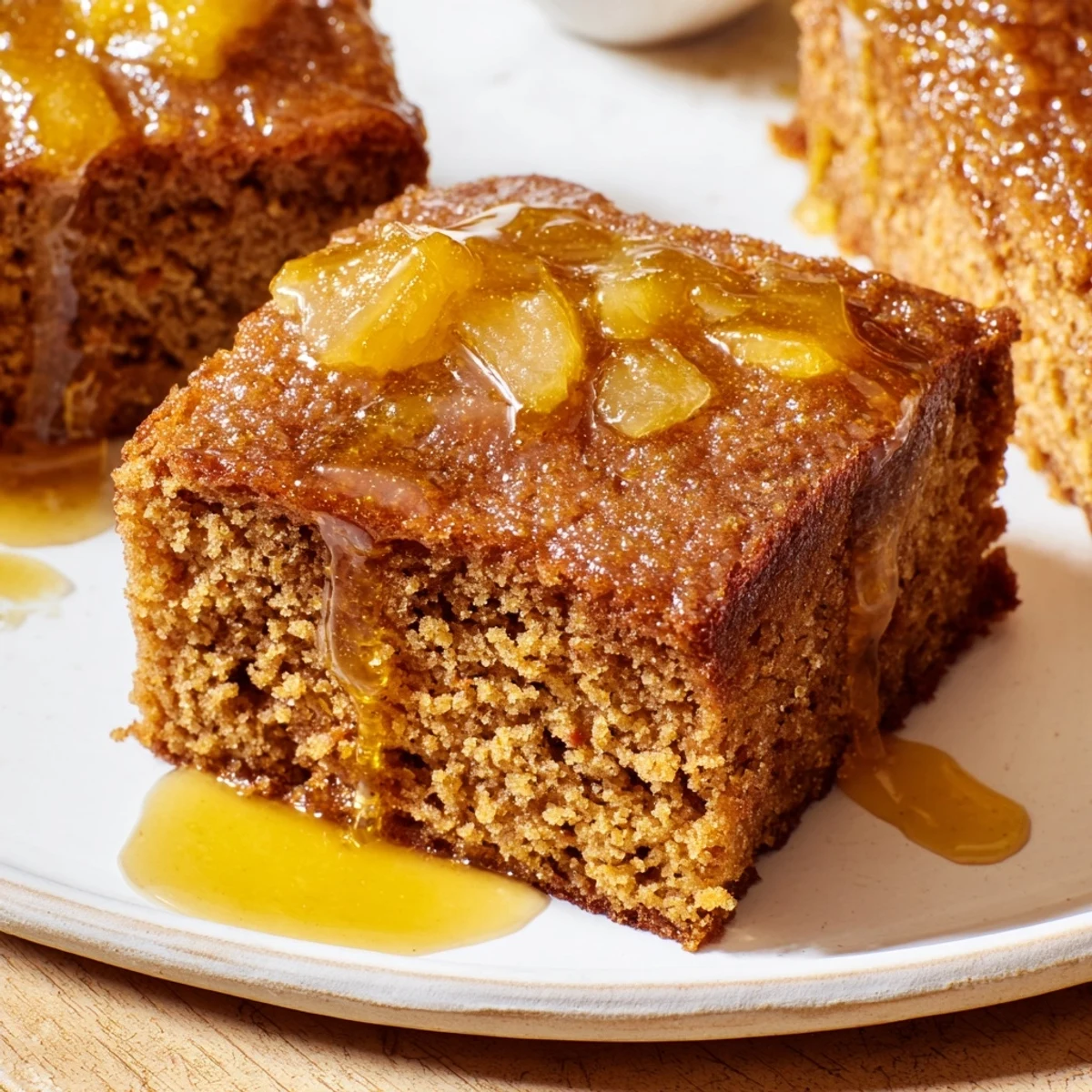 Homemade Sticky Ginger Cake: A soft, richly flavored cake, perfect with whipped cream or custard.