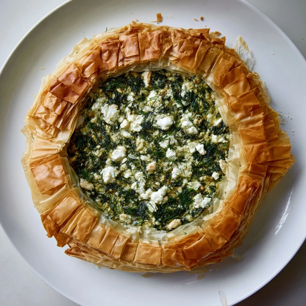 Savory Spinach Feta Filo