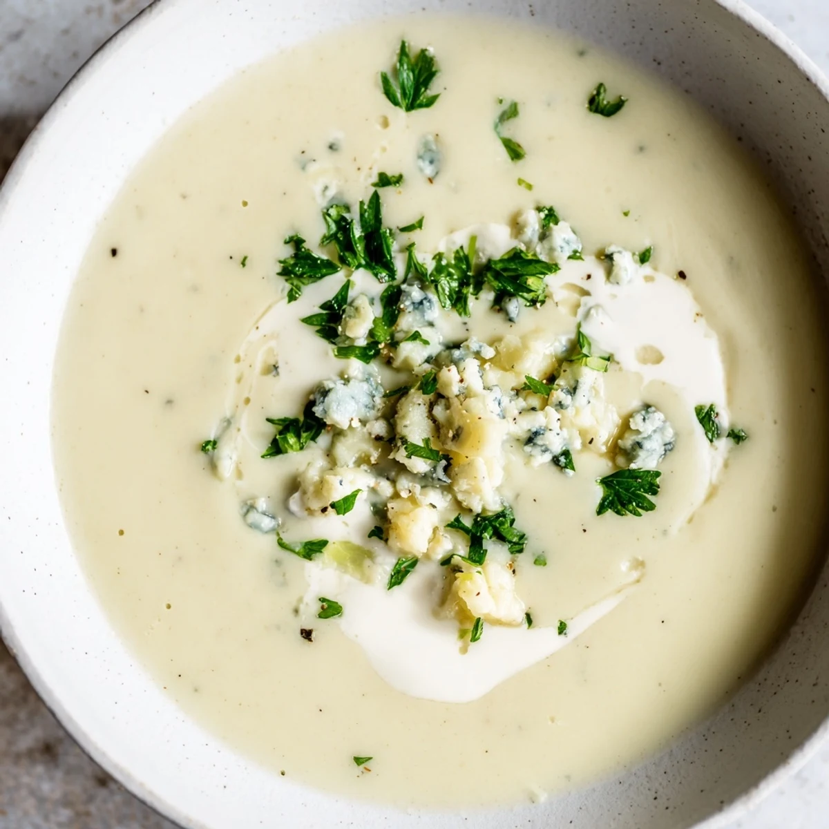 Imagine creamy, tangy Creamy Celery and Stilton Soup, with a perfect rich dairy texture.