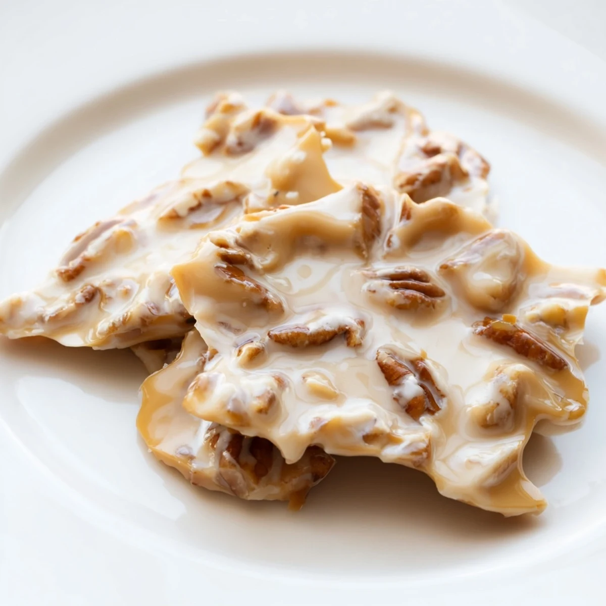 A close-up of Mardi Gras Pecan Pralines highlights their crackly tops and soft centers, paired with a steaming mug of chicory coffee on a festive table.