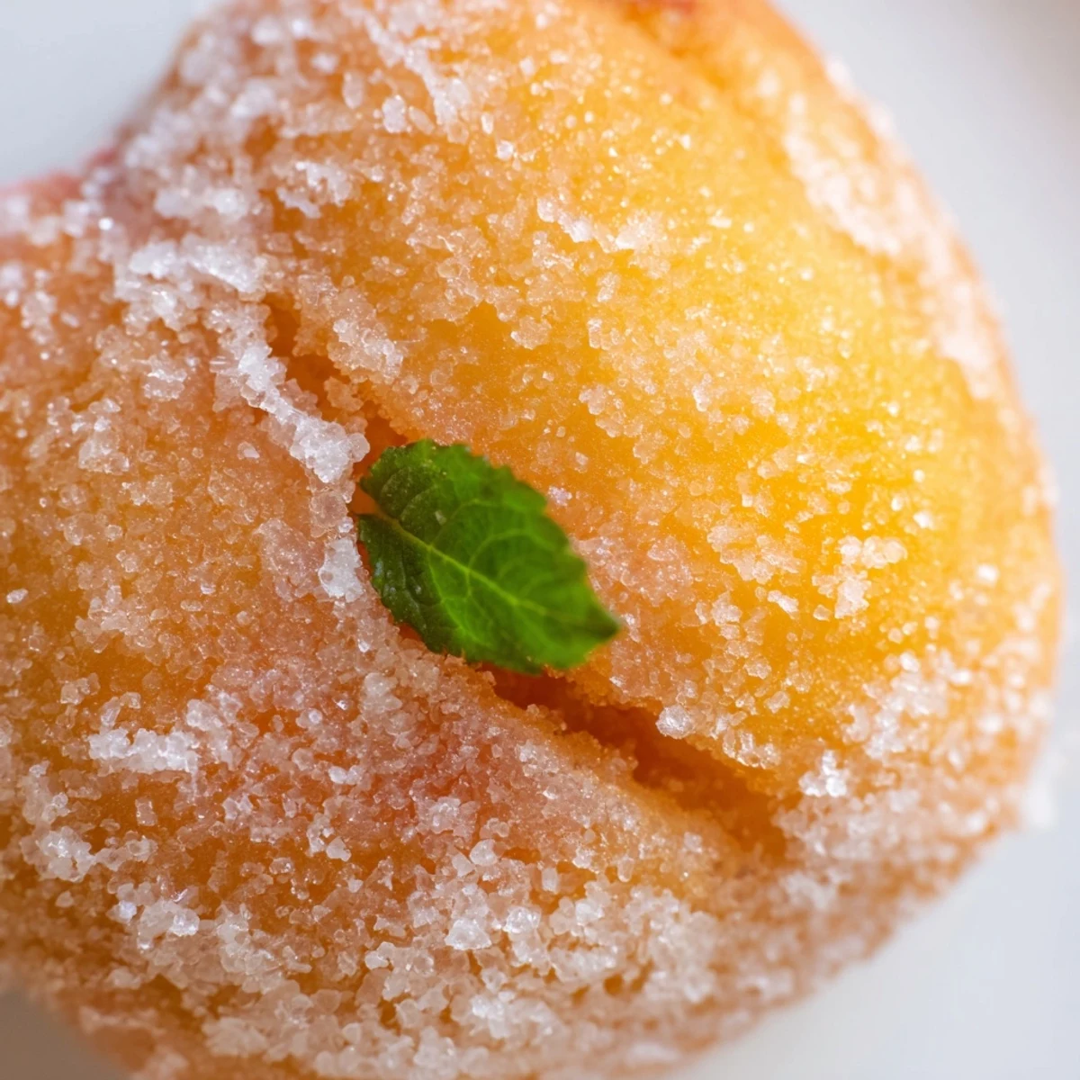 Festive Italian peach cookies featuring chocolate jam filling and realistic fruit appearance