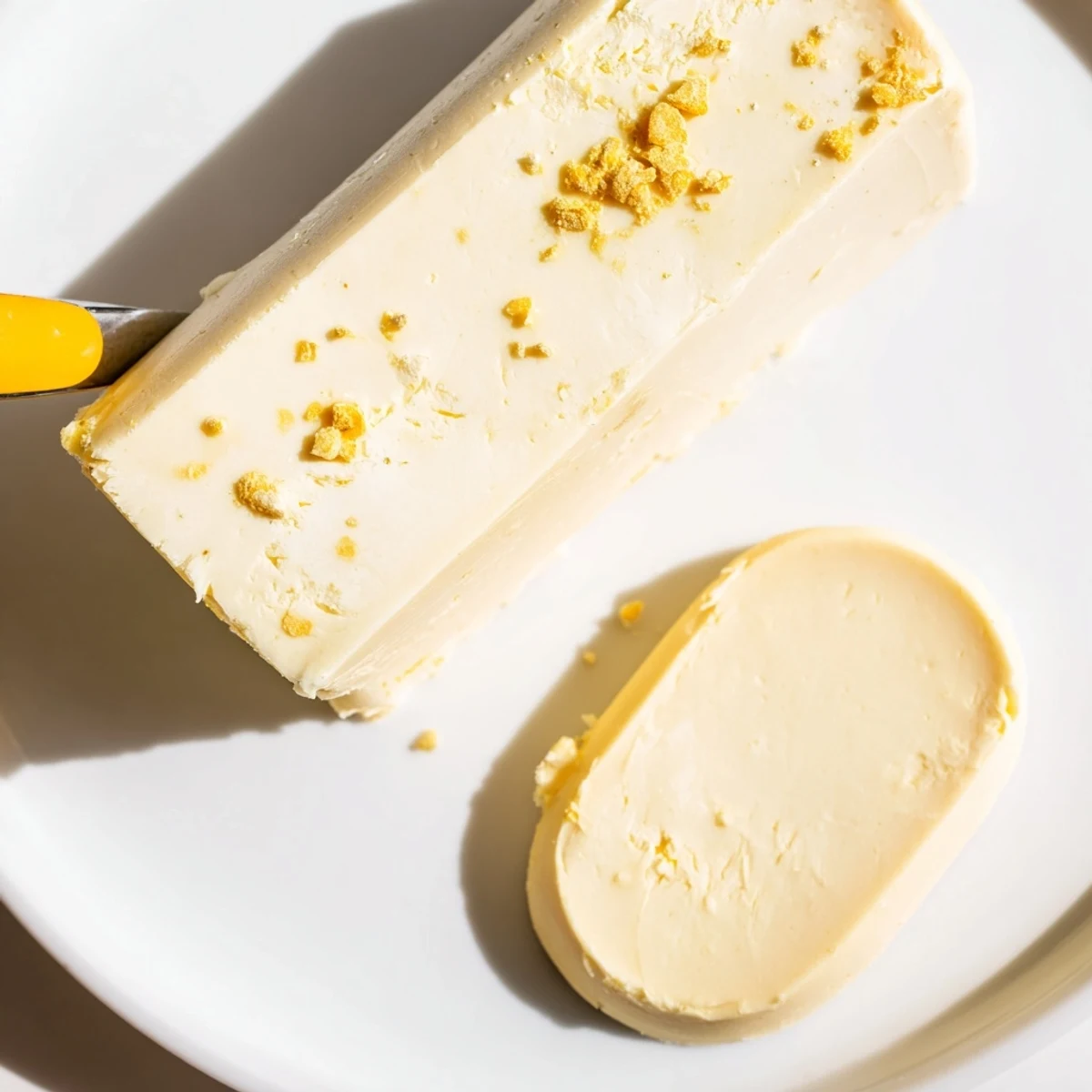 Silky Vegan Dairy Free Butter dollop melting over steamed vegetables and potatoes