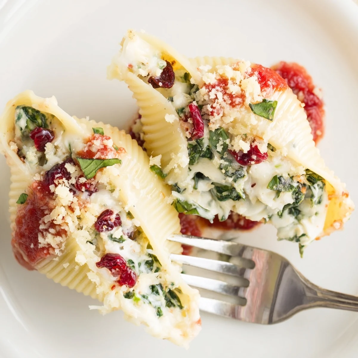 Holiday centerpiece: Festive Christmas Stuffed Pasta in rich tomato sauce