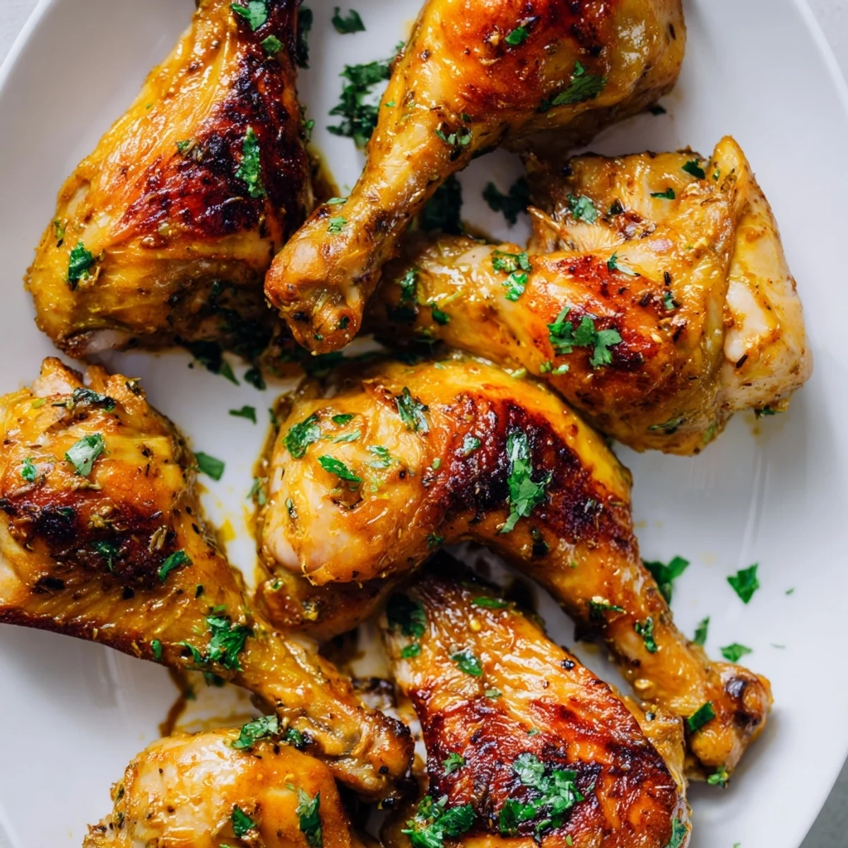 Golden roasted Ina Garten Indonesian chicken with crispy skin and aromatic coconut spices