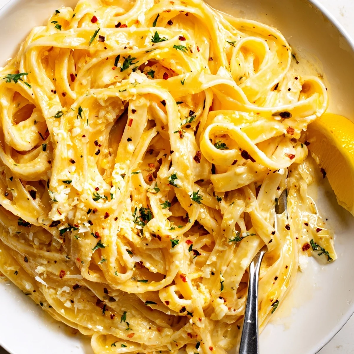 Weeknight Cowboy Butter Pasta served with grilled steak, smoky paprika and fresh chives
